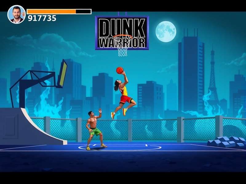 Dunk Warrior Gameplay Screen